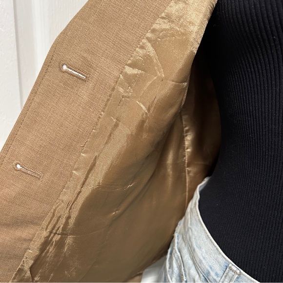 Pendleton Light Brown Buttoned Blazer - Picture 4 of 12